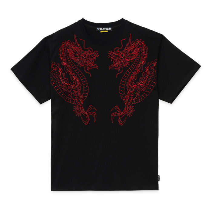Iuter T-Shirt Dragon Tee Black - immagine 2