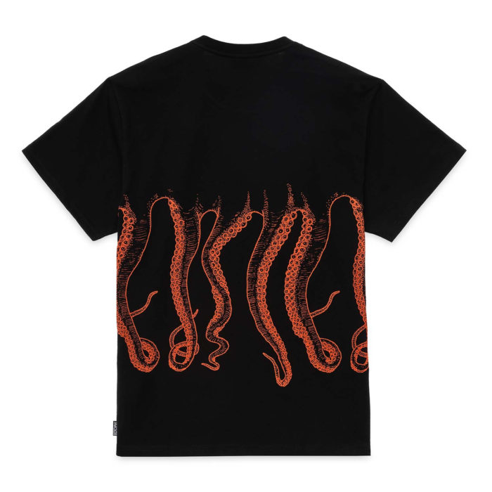 Octopus T-Shirt Outline Tee Black - immagine 3