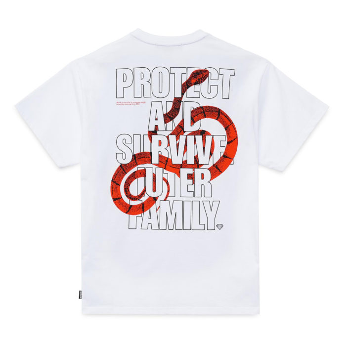 Iuter T-Shirt Stay Alive Tee White - immagine 2