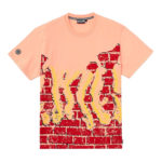 Octopus T-Shirt Bricks Tee Peach