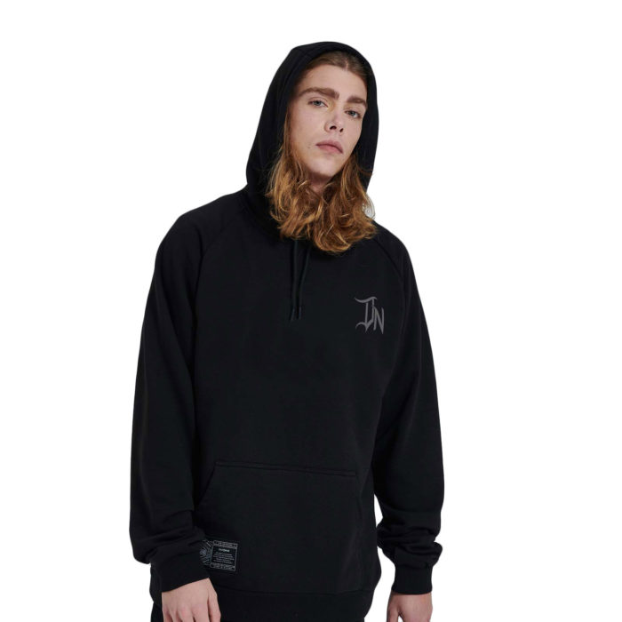 Dolly Noire Felpa Lettering 3D Hoodie Over Black - immagine 2