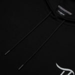 Dolly Noire Felpa Lettering 3D Hoodie Over Black - immagine 6