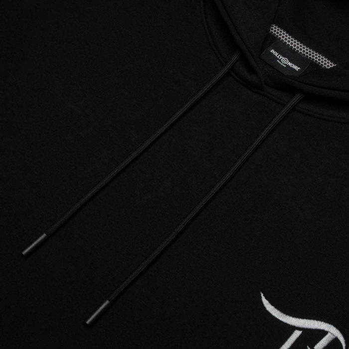 Dolly Noire Felpa Lettering 3D Hoodie Over Black - immagine 6