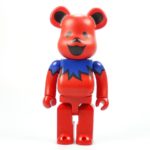 Be@rbrick 400% - Grateful Dead Dancing Bear Red