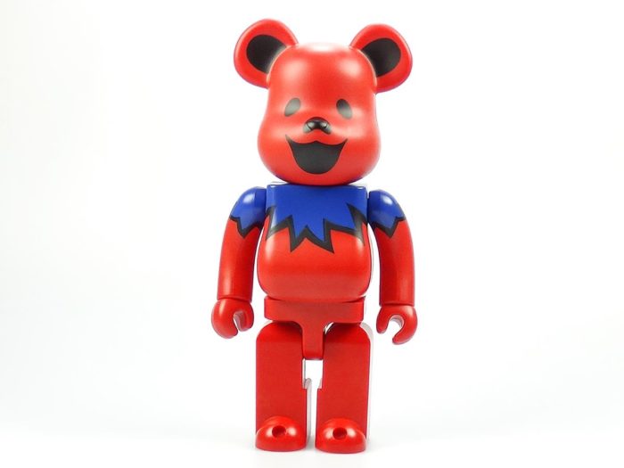 Be@rbrick 400% - Grateful Dead Dancing Bear Red - immagine 2