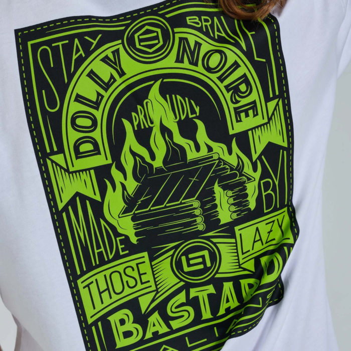 Dolly Noire T-Shirt DLYNR® / bastard® White Tee - immagine 4