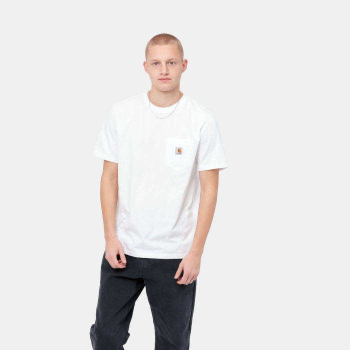 Carhartt Wip Pocket T-Shirt White - immagine 4