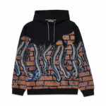 Octopus Felpa Bricks Hoodie Black