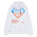 Iuter Felpa Double Logo Hoodie White