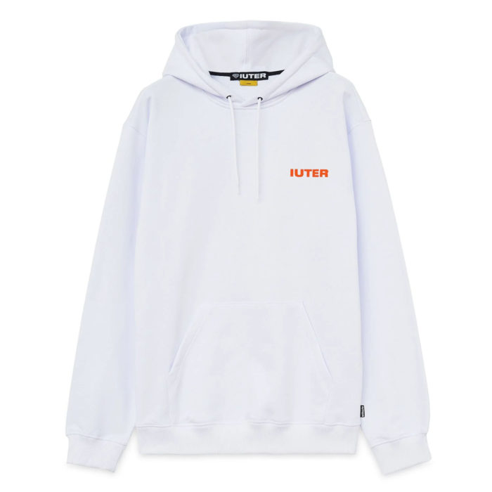 Iuter Felpa Double Logo Hoodie White - immagine 3