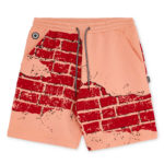 Octopus Pantaloncini Bricks Sweatshort Peach