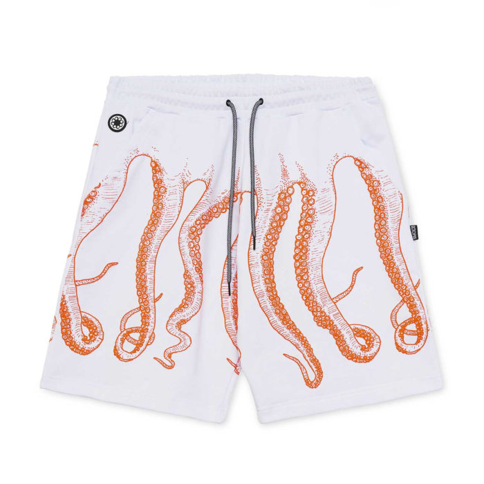 Octopus Pantaloncini Outline Sweatshort White - immagine 2