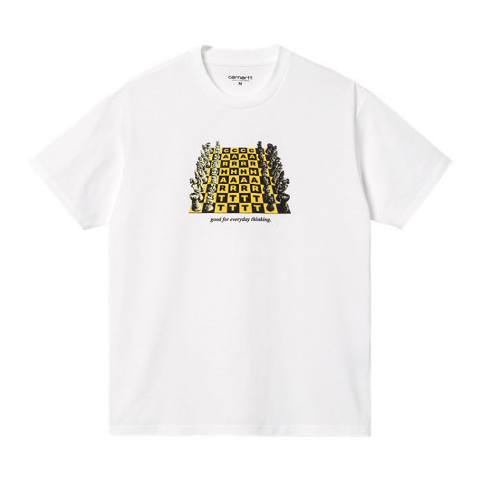 Carhartt Wip Chessboard T-Shirt White - immagine 2