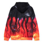 Octopus Felpa Galaxy Hoodie Black - immagine 3