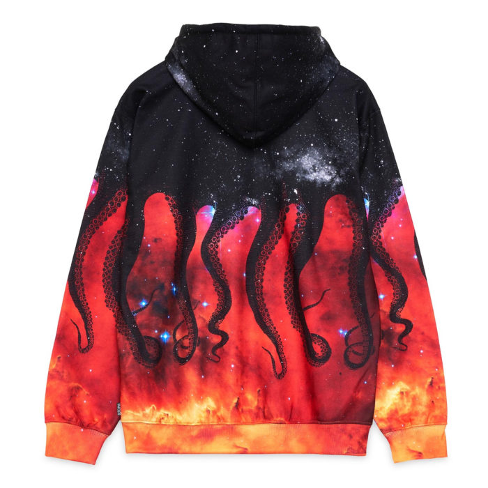 Octopus Felpa Galaxy Hoodie Black - immagine 3