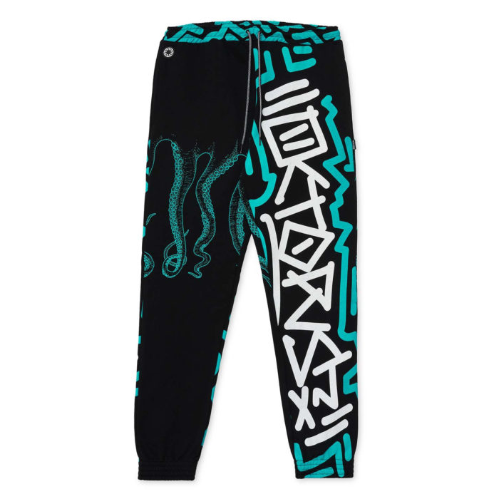 Octopus Pantaloni Tag Sweatpant Black - immagine 2