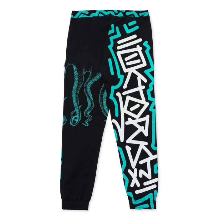 Octopus Pantaloni Tag Sweatpant Black - immagine 3