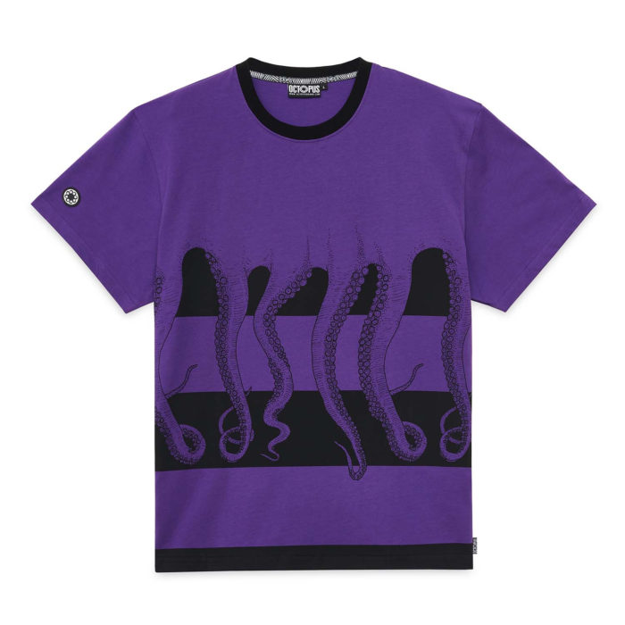 Octopus T-Shirt Fullback Tee Purple - immagine 2