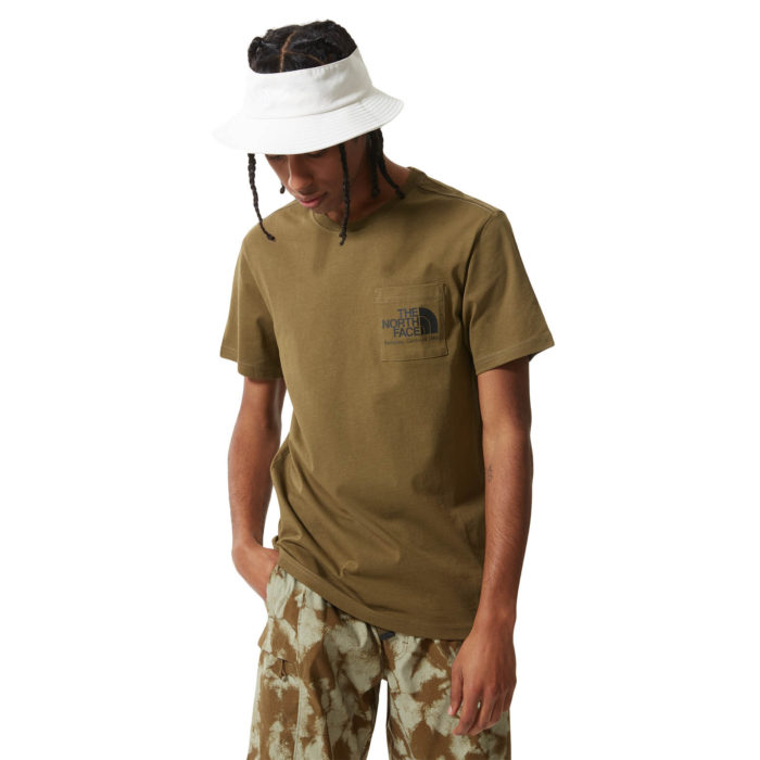 The North Face T-Shirt Berkeley California Pocket Military Olive - immagine 4
