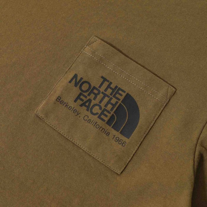 The North Face T-Shirt Berkeley California Pocket Military Olive - immagine 8