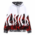 Octopus Felpa Halftone Hoodie White