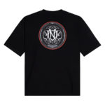 Dolly Noire T-Shirt Monogramma Primavera Tee Over Black