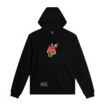 Dolly Noire Felpa Rosa Hoodie Black