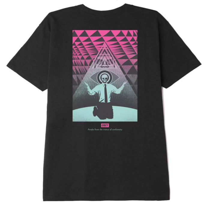Obey Conformity Trance T-Shirt Black - immagine 2