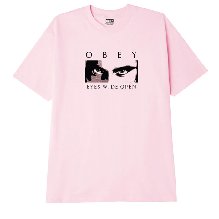 Obey Eyes Wide Open Classic T-Shirt Pink - immagine 2