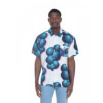 Obey Camicia Blueberries Woven Shirt White