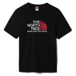 The North Face T-Shirt Rust 2 Black/Brilliant Coral