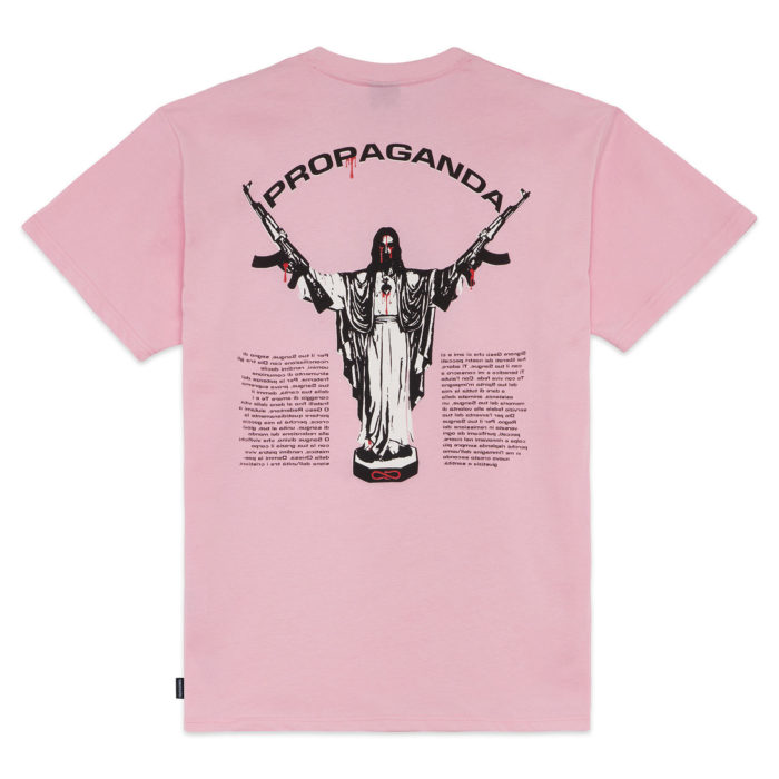 Propaganda T-Shirt Akjeez Tee Pink - immagine 2