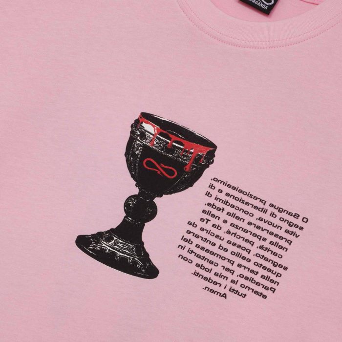 Propaganda T-Shirt Akjeez Tee Pink - immagine 4