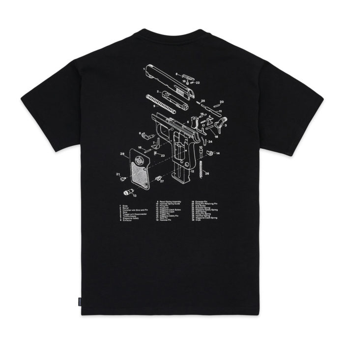 Propaganda T-Shirt  Blueprint Tee Black - immagine 2