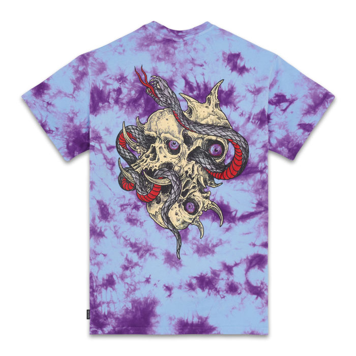 Propaganda T-Shirt Skateful Tee Tie Dye Violet - immagine 2