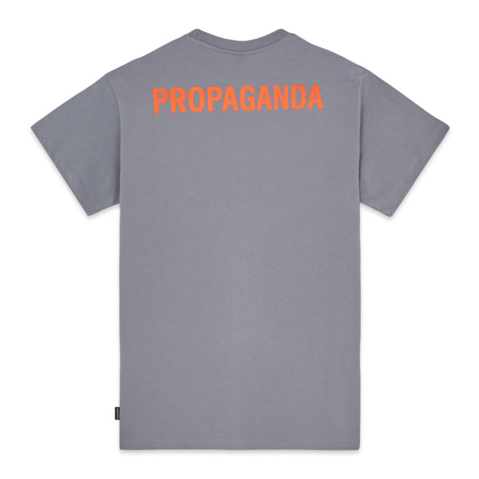 Propaganda T-Shirt Logo Tee Grey - immagine 3