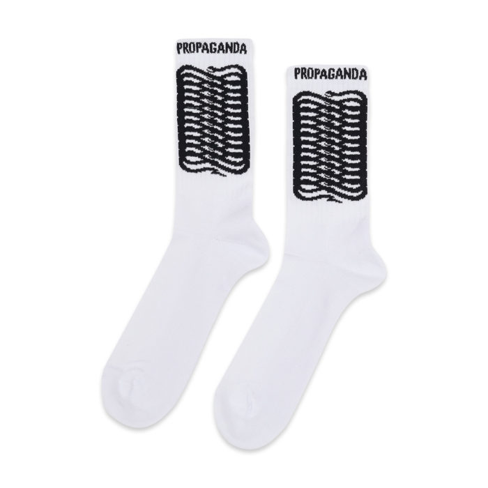 Propaganda Ribs Socks White - immagine 2