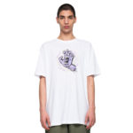 Santa Cruz Spiral Strip Hand T-Shirt White