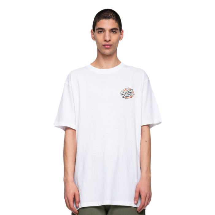 Santa Cruz Warp Broken Dot T-Shirt White - immagine 3