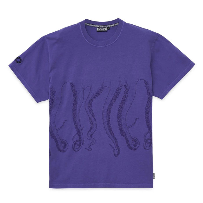 Octopus T-Shirt Dyed Tee Ametista - immagine 2