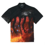 Octopus Camicia Galaxy Shirt Black