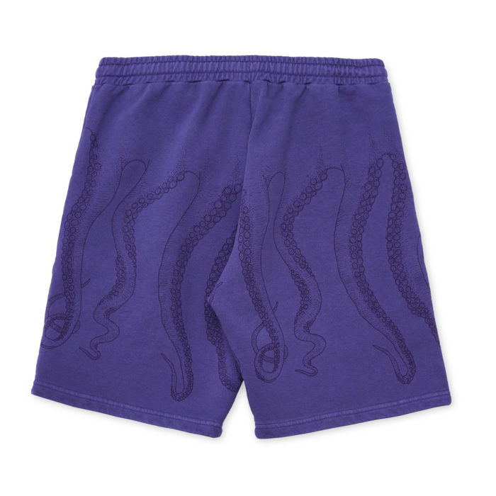 Octopus Pantaloncini Dyed Sweatshort Ametista - immagine 3