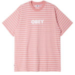 Obey Bold Times T-Shirt Pink Amethyst