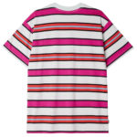 Obey Valencia Stripe T-Shirt Pure Water Multi - immagine 3