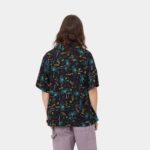 Carhartt Wip Camicia S/S Mirage Shirt - Mirage Print/Black - immagine 6