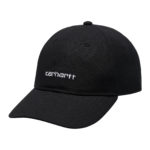 Carhartt Wip Cappello Canvas Script Cap Black/White