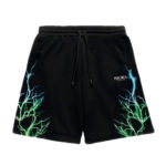 Phobia Pantaloncini Black Green/Lightblue Lightning