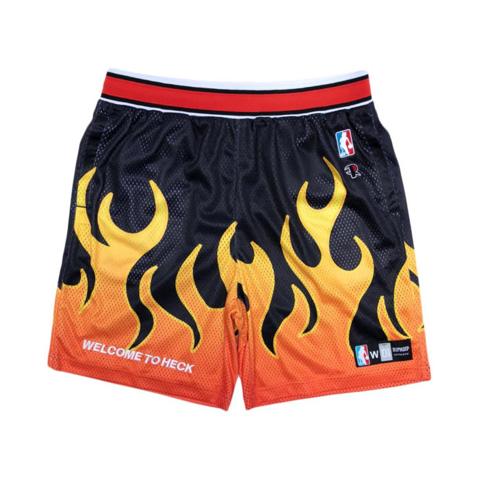 RIPNDIP Welcome To Heck Basketball Shorts (Black) - immagine 2