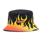 RIPNDIP Cappello Welcome To Heck Reversible Bucket Hat (Black)