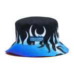 RIPNDIP Cappello Welcome To Heck Reversible Bucket Hat (Black) - immagine 3
